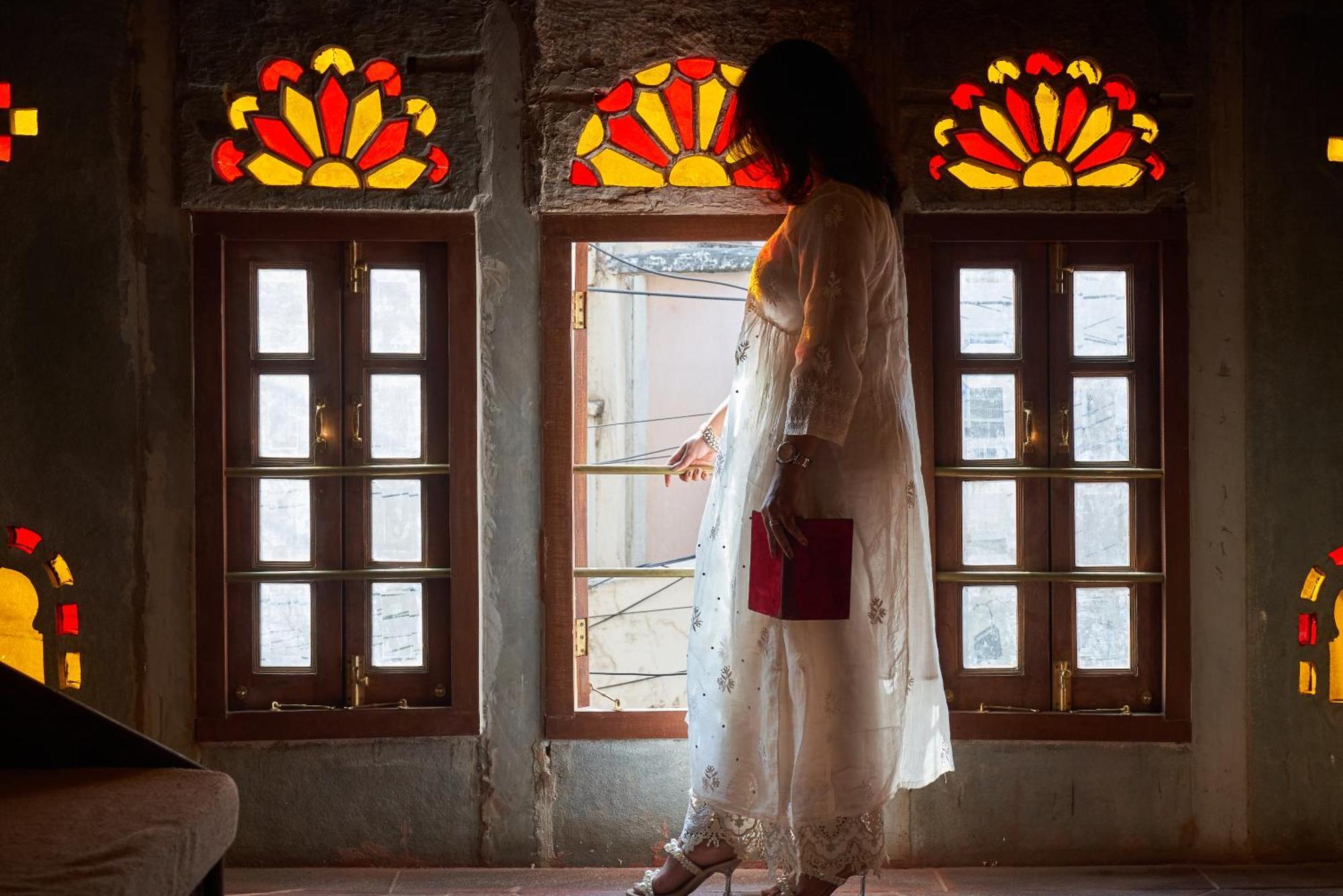 ホテル Kaladwas Lal Haveli ウダイプル エクステリア 写真