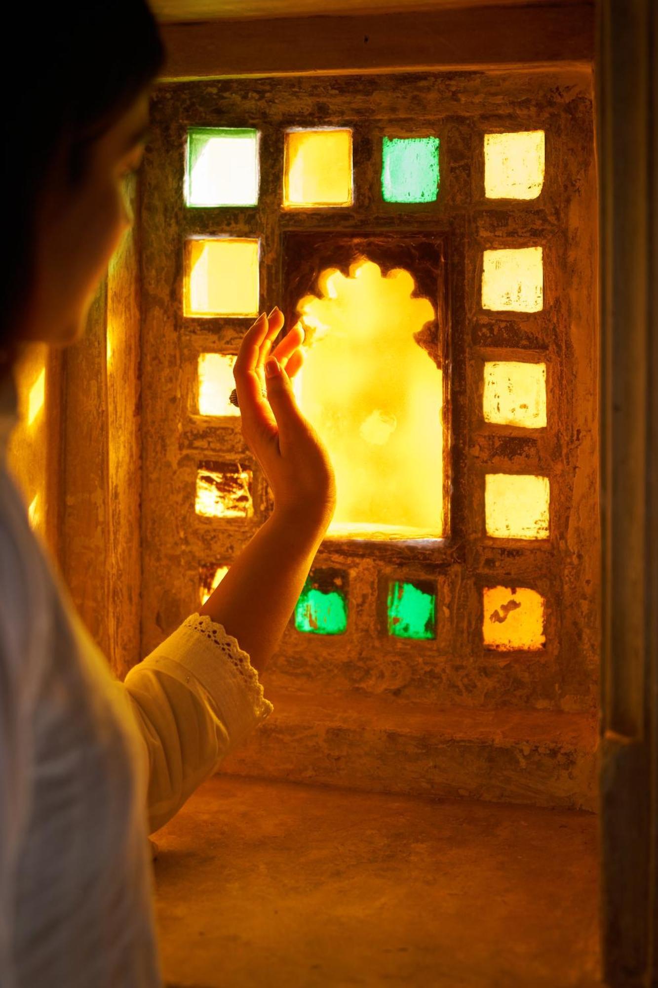ホテル Kaladwas Lal Haveli ウダイプル エクステリア 写真